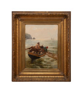 JAMES W. GOZZARD, BOAT SCENE,