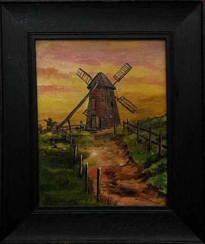 JAMES WALTER FOLGER OIL ON CANVAS