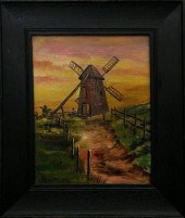 JAMES WALTER FOLGER OIL ON CAN