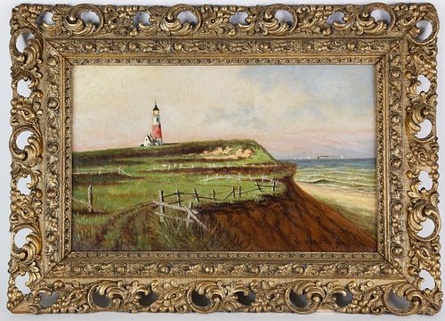 JAMES WALTER FOLGER OIL ON CANVAS