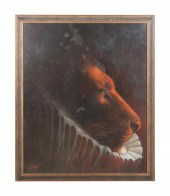 JAMES WAY, "LION WITH COLLAR"