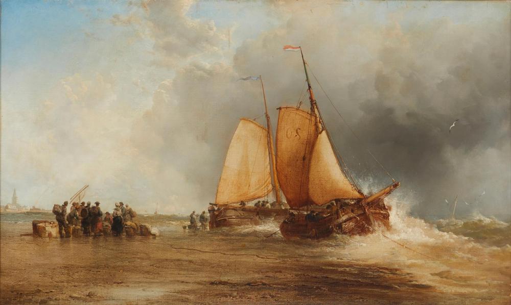 JAMES WEBB (1825-1895), "SANDS AT