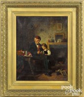 JAMES WELLS CHAMPNEY OIL ON CA
