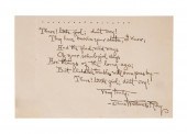 JAMES WHITCOMB RILEY, HANDWRIT