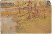 James William Pattison gouache