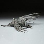 JAMES WINES, BRONZE SCULPTURE,