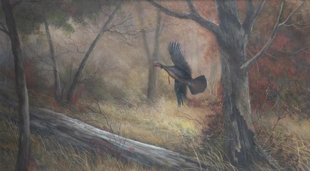 JAMIE CARTER (20TH C.) TURKEY IN