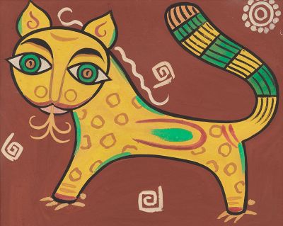 Jamini Roy (India 1887-1972) Tiger.