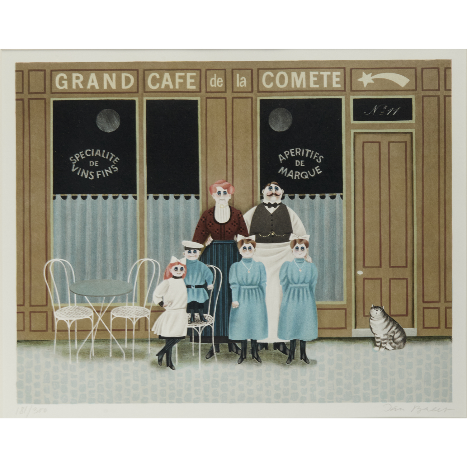 JAN BALET, COLOR LITHOGRAPH Jan