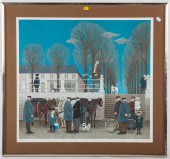 JAN BALET. VILLAGE GATHERING,
