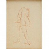 JAN DE RUTH, NUDE DRAWING Jan