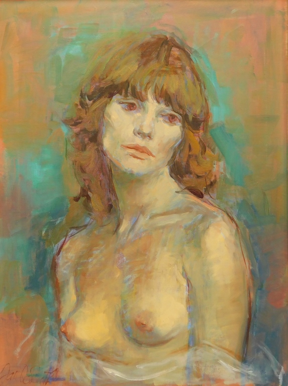 JAN DE RUTH NUDE FIGURE PORTRAIT