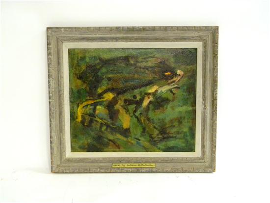 Jan Doubrava (1912-1972)  oil on