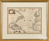 JAN JANSSON ENGRAVED MAP MAR D