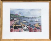 JAN L. MUNRO GOUACHE ON PAPER