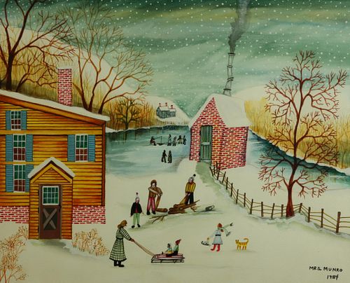 JAN L. MUNRO MIXED MEDIA ON