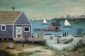 JAN L. MUNRO OIL ON CANVAS-BOA