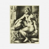 Jan Matulka 1890–1972. Nude Ba