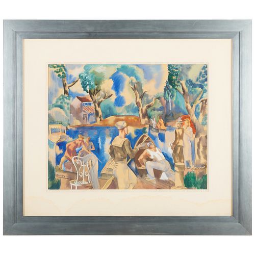 JAN MATULKA (1890-1972): SAILORS IN
