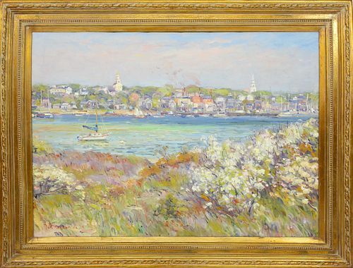 JAN PAWLOWSKI OIL ON CANVAS "VIEW