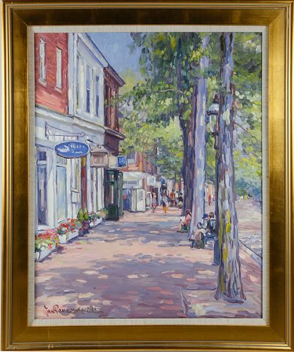 JAN PAWLOWSKI OIL ON CANVAS "MAIN