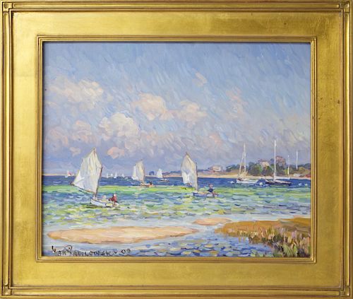 JAN PAWLOWSKI OIL ON CANVAS