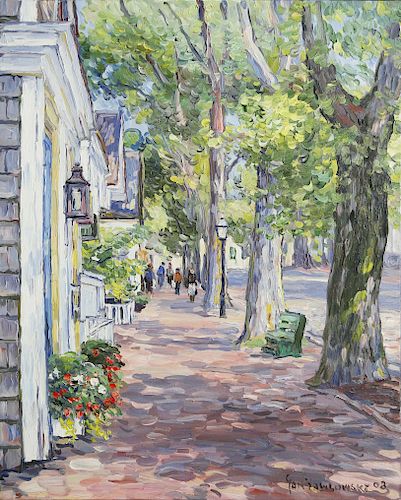 JAN PAWLOWSKI OIL ON CANVAS