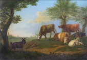 JAN VAN GOOL OIL ON WOOD PANEL