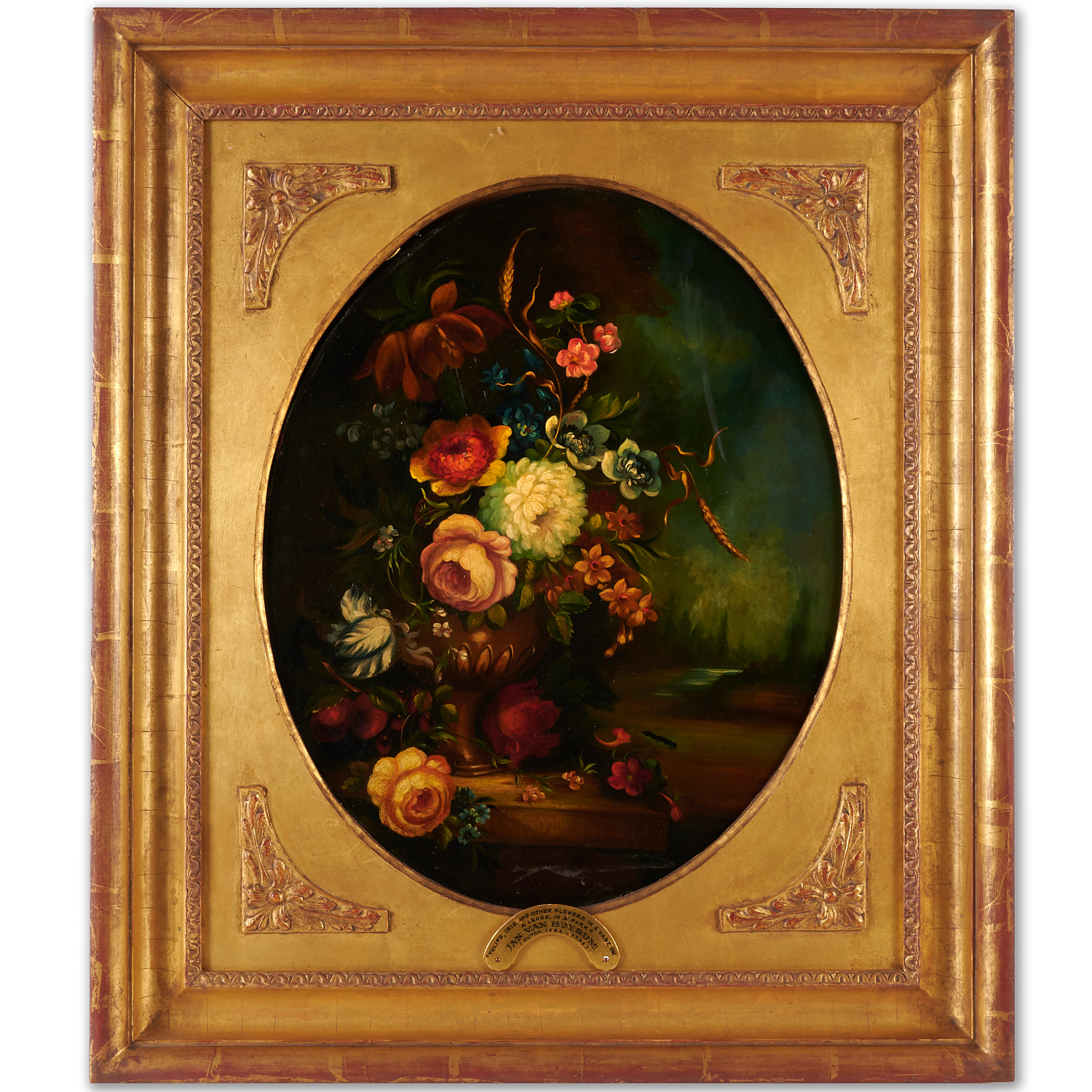 JAN VAN HUYSUM (MANNER), OIL ON