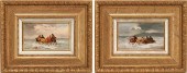 JAN WOLSKI, PAIR OF OIL ON BOA