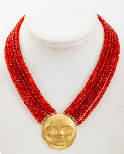JANE A. GORDON 18K YELLOW GOLD