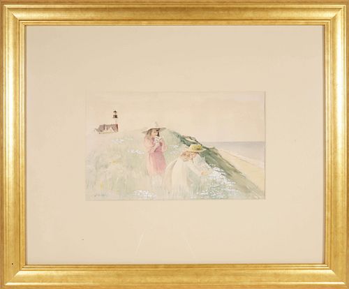 JANE BREWSTER REID WATERCOLOR ON