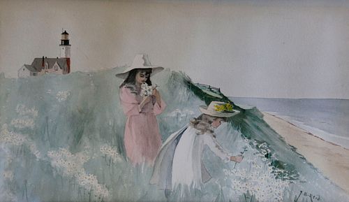 JANE BREWSTER REID WATERCOLOR ON