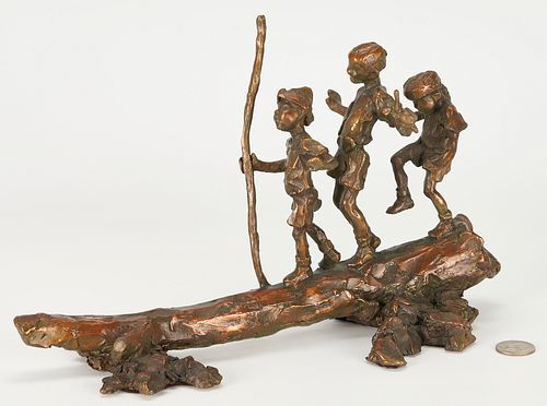JANE DEDECKER BRONZE SCULPTURE,