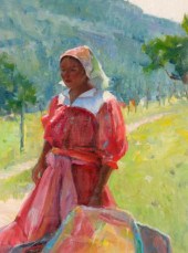 JANE FORD (B 1953) OIL ON CANV