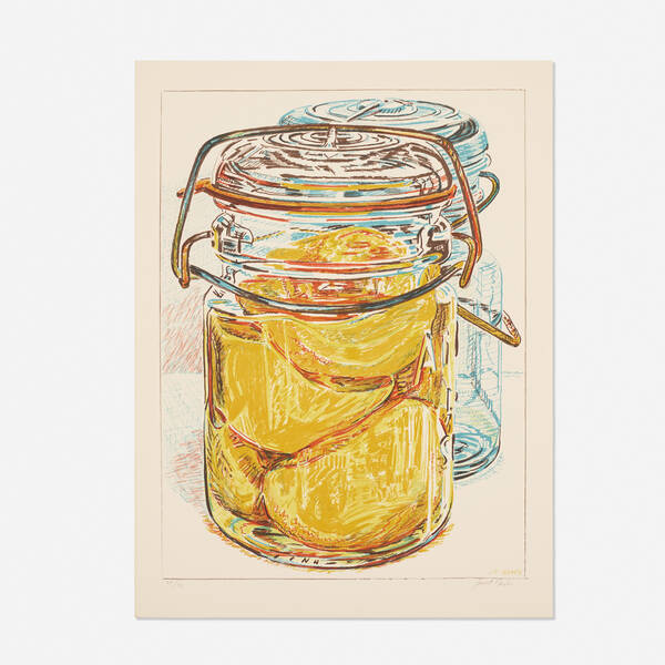 Janet Fish. Preserved Peaches