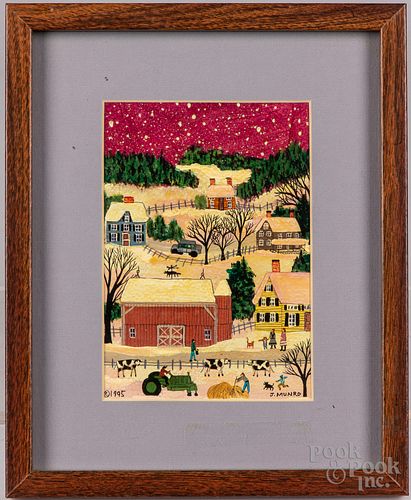 JANET L. MUNRO ACRYLIC WINTER