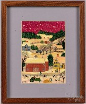 JANET L. MUNRO ACRYLIC WINTER