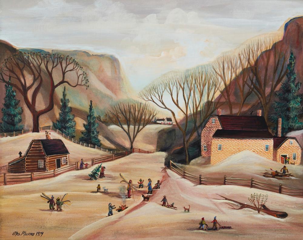 JANET MUNRO (B. 1949), "CHRISTMAS