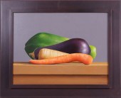 JANET RICKUS OIL ON BOARD "STI