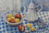 JANICE ORR, STILL LIFE OF FRUI