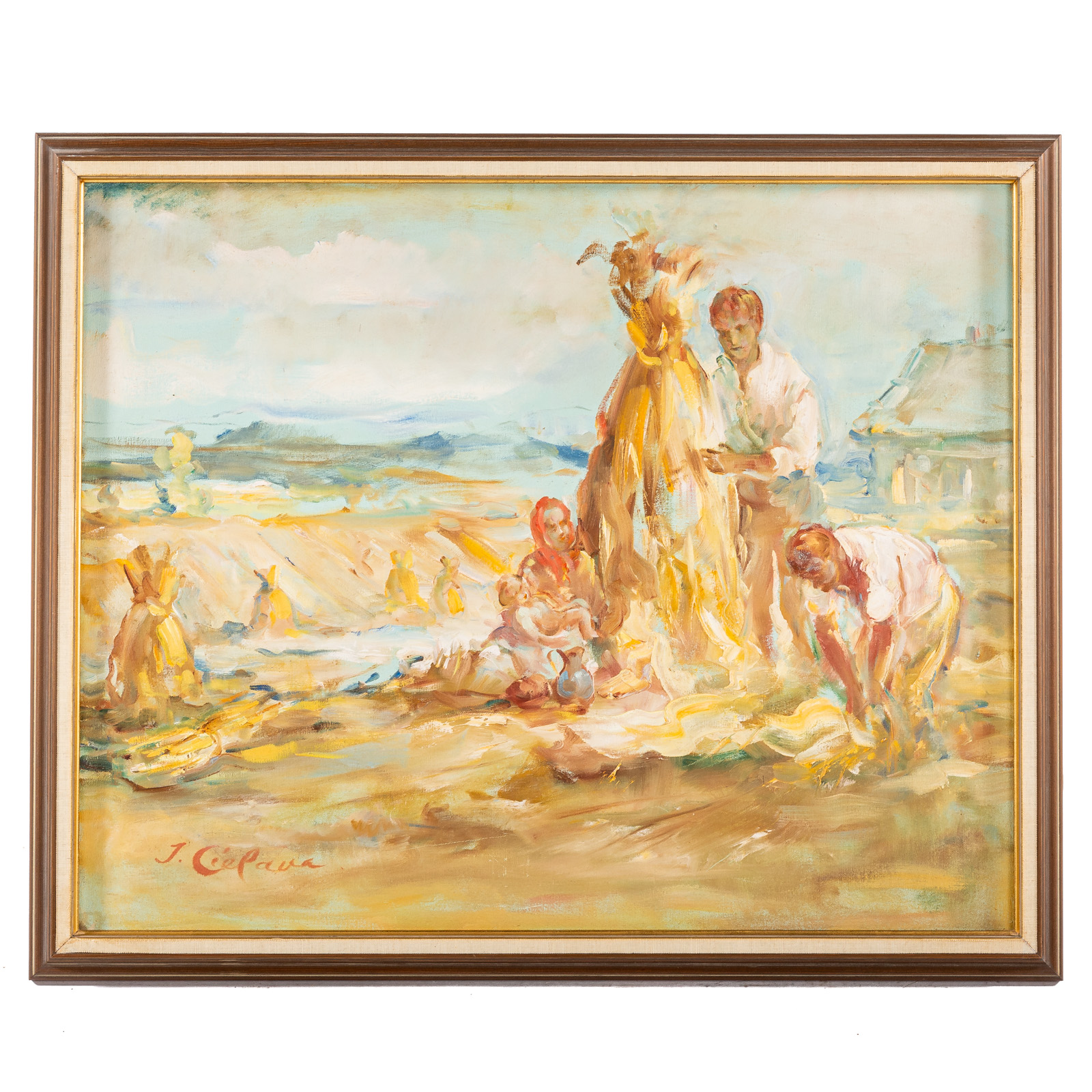 JANIS CIELAVA. "HARVEST," OIL