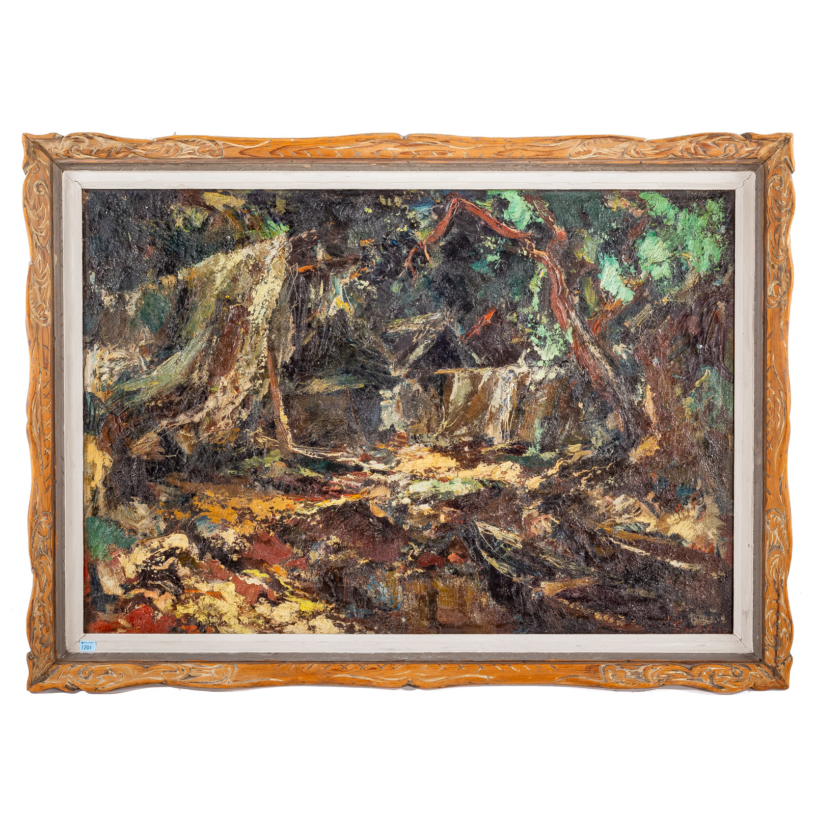 JANIS GAILIS. "FISHERDORF," OIL Oil