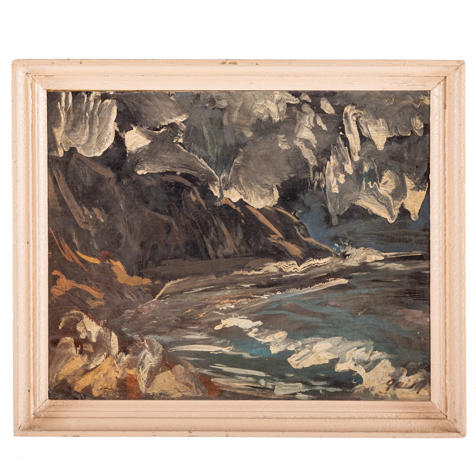 JANIS GAILIS. "TUMSA DIENA," OIL
