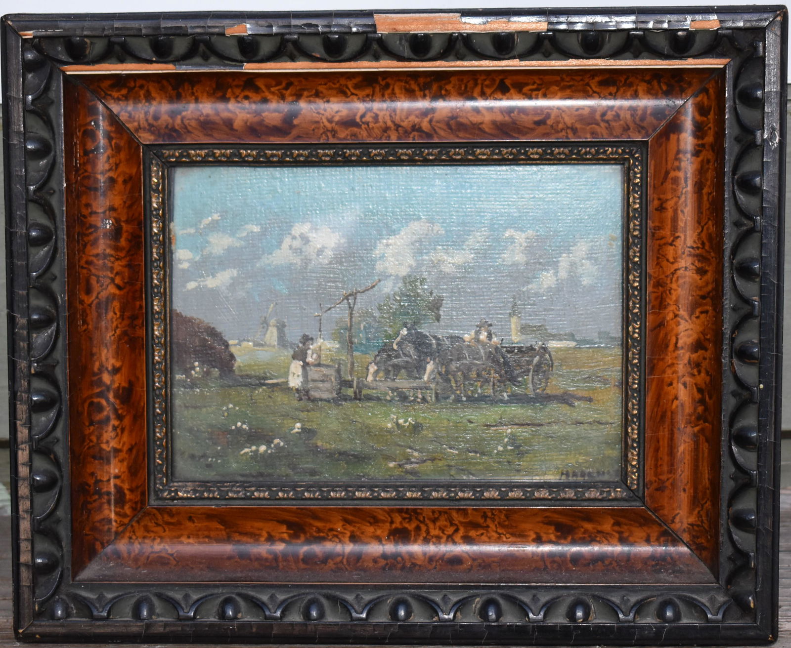JANOS HARENCZ,  THE VILLAGE WELLoil