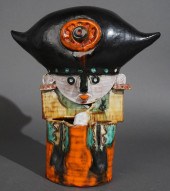 JANOS PAPP CERAMIC FIGURE OF T