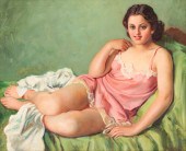 JANOS SZOLLOSY OIL PAINTING ON