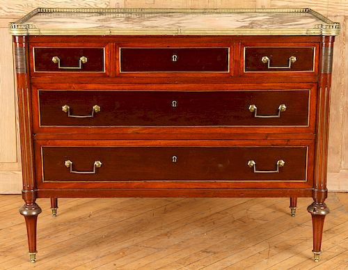 JANSEN MARBLE TOP LOUIS XVI SYLE