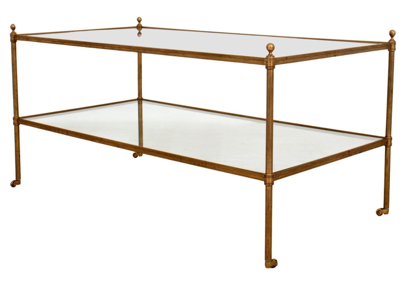 JANSEN STYLE GILT BRONZE AND