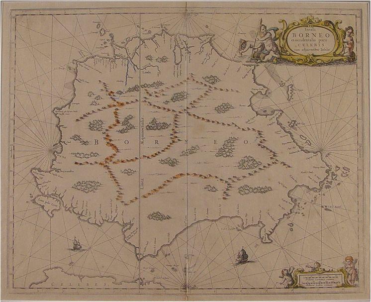 JANSSON ATLAS NOVUS 1658 BORNEO